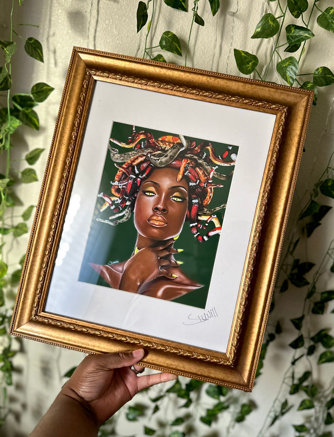 Framed Medusa Print